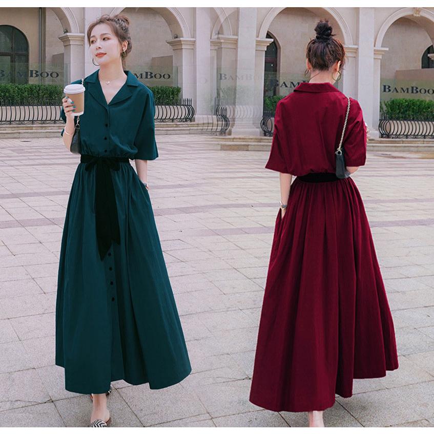 ワンピース レディース 40代 代 半袖 春夏 きれいめ シャツワンピース 膝丈ワンピース チュニック 大きいサイズ 体型カバー おしゃれ 韓国風 着痩せ 大人 新品 Y アユストア 通販 Yahoo ショッピング