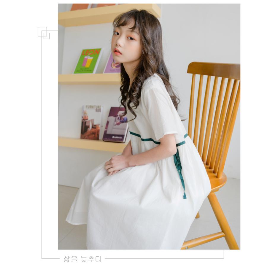 子供服 ワンピース 春夏 女の子 キッズワンピース 半袖 膝丈ワンピース フリル チュニック 子供ドレス ジュニア おしゃれ 可愛い 韓国風 カジュアル 新品 150cm Y アユストア 通販 Yahoo ショッピング