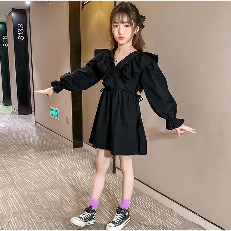 ワンピース キッズ 長袖 子供服 女の子 春秋 キッズワンピース 膝丈ワンピース 子供ドレス 結婚式 ジュニア お姫様 おしゃれ 可愛い カジュアル 小学生 新品 Y アユストア 通販 Yahoo ショッピング