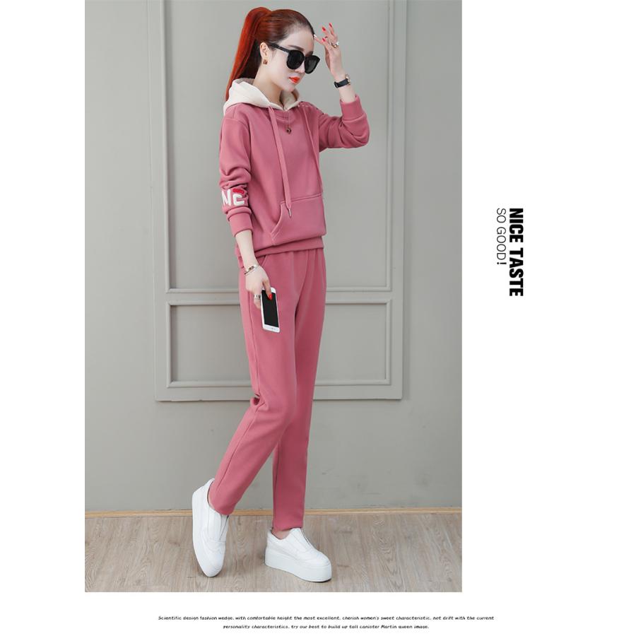 ジャージ レディース 上下 セット 冬 2点セット セットアップ 厚手 40代 パーカー ベスト 長ズボン スポーツウェア 大きいサイズ 運動服 おしやれ 韓国風 着痩せ Y アユストア 通販 Yahoo ショッピング