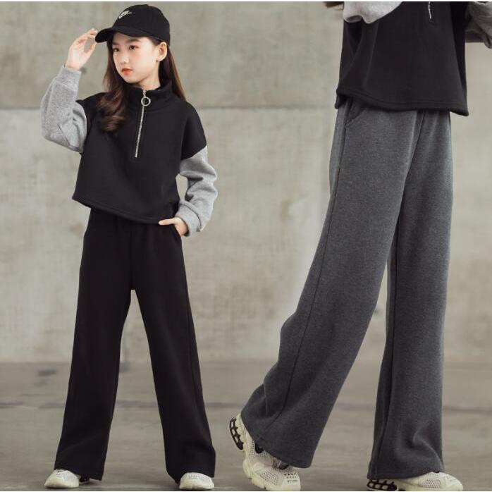 女の子 裏起毛パンツ 冬着 ブラック 無地 スウェットパンツ キッズ ボトムス 長ズボン ロングパンツ 通学 運動着 ジュニア服 暖かい 1 130 140 150 160 165 Y アユストア 通販 Yahoo ショッピング