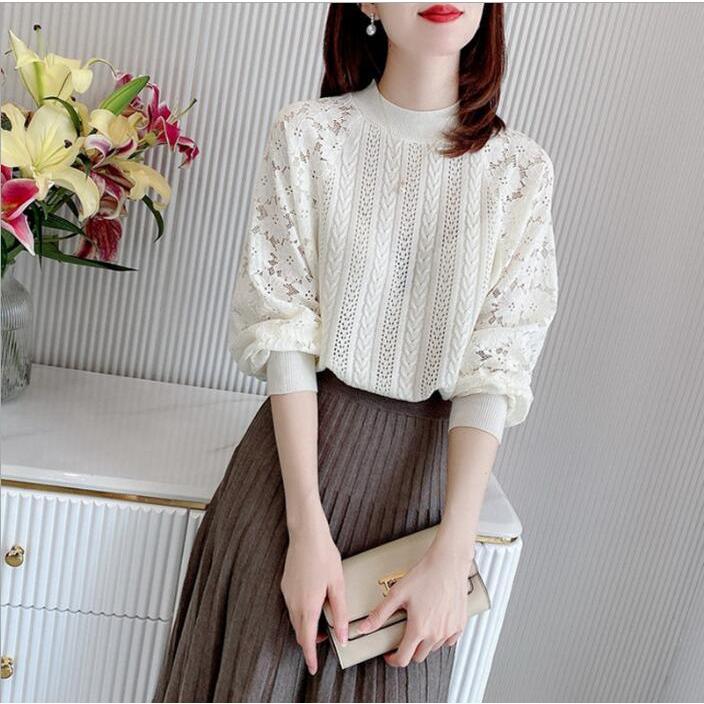 ブラウス レディース 長袖 白 春 秋 40代 代 トップス レースシャツ 透ける きれいめ おしゃれ ゆったり 大きいサイズ 着痩せ 韓国風 大人 上品 通勤 Ol 新品 Y アユストア 通販 Yahoo ショッピング