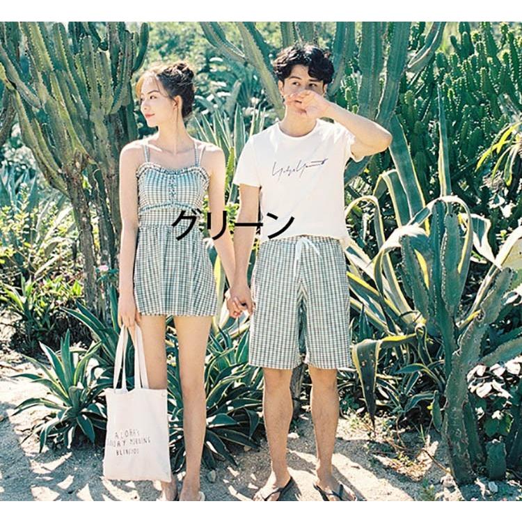 水着レディース ワンピース カップル 体型カバー ペア カップル 人気 メンズ 水着 大きいサイズ ペア 可愛い 夏 お揃い水着 カップルお揃 30代単品売り Y4804 アユストア 通販 Yahoo ショッピング
