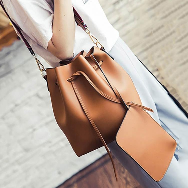 ショルダーバッグ レディース 2way 2点セット トートバッグ 肩掛け 手提げ 親子バッグ 大容量 Pu 上品 大人 おしゃれ 鞄 通勤 Ol ママ 代 30代 40代 買得