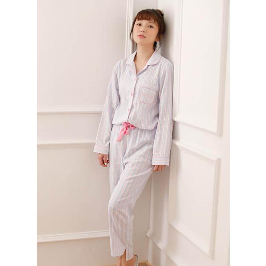 パジャマ 上下セット レディース 春秋 前開き 綿 パジャマ ネグリジェ 長袖 韓国風 可愛い パジャマ ゆるゆる 寝巻き 部屋着 Y アユストア 通販 Yahoo ショッピング