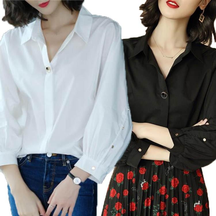 トップス ブラウス レディース 無地 夏 ブラウス 大きいサイズ 大人 オフィス カジュアル 七分袖 ブラウス シャツ 七分袖カットソー Y アユストア 通販 Yahoo ショッピング