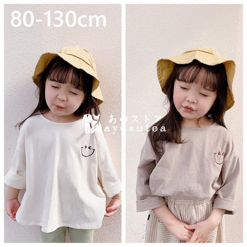 Tシャツ キッズ 丸首 長袖 女の子 男の子 ベビー 子供服 可愛い トップス 綿tシャツ 春夏 白tシャツ おしゃれ カジュアル ゆったり ジュニア服 通学 小学生 2色 Y アユストア 通販 Yahoo ショッピング
