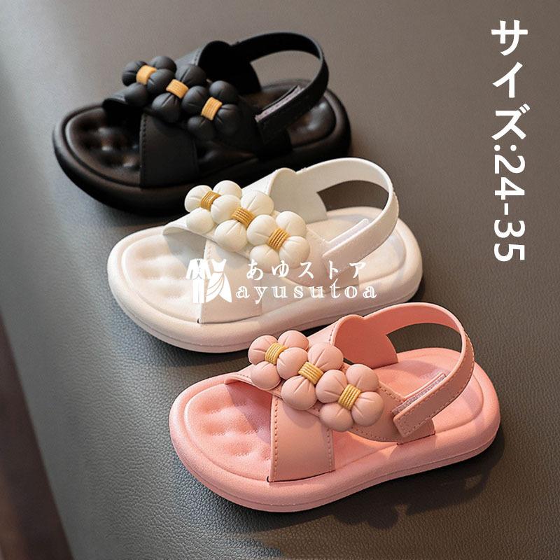 キッズシューズ 厚底サンダル 女の子 ベビー サンダル 22新品 夏 花柄 可愛い 子供靴 外履き 室外 履きやすい おしゃれ 歩きやすい プリンセス シューズ 3色 Y アユストア 通販 Yahoo ショッピング