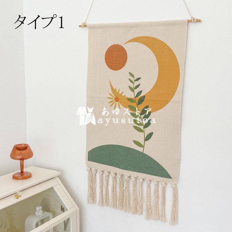 おすすめ】 12枚セット（タペストリー棒付き 春夏秋冬のタペストリー