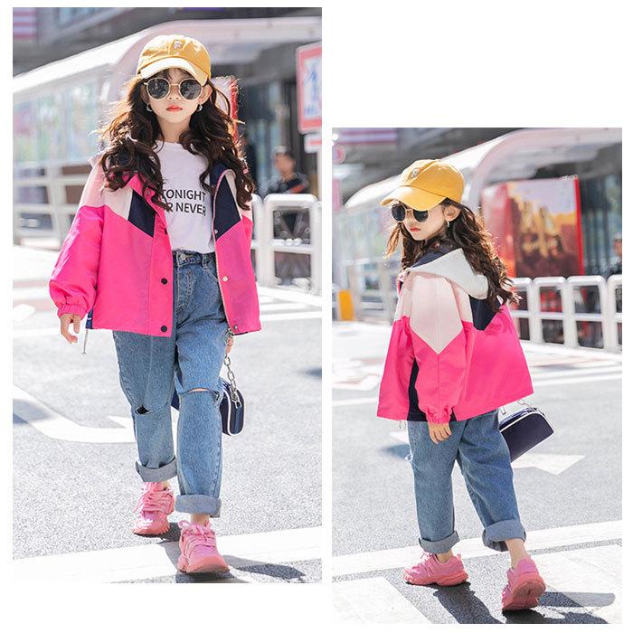 ウインドブレーカー 新作 長袖 フード付き 防風 やや防水 女の子 アウター 運動着 ウインドブレーカー ファッション カジュアル コーデ 春 秋 人気 110 170 Y アユストア 通販 Yahoo ショッピング
