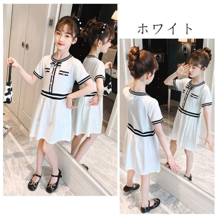 子供服 ワンピース 半袖 フォーマル 結婚式 発表会 受験用 キッズ 女の子 夏 膝丈上 純綿 可愛い おしゃれ お食事会 ホワイト レッド お呼ばれ お姫様 お祝い Y アユストア 通販 Yahoo ショッピング
