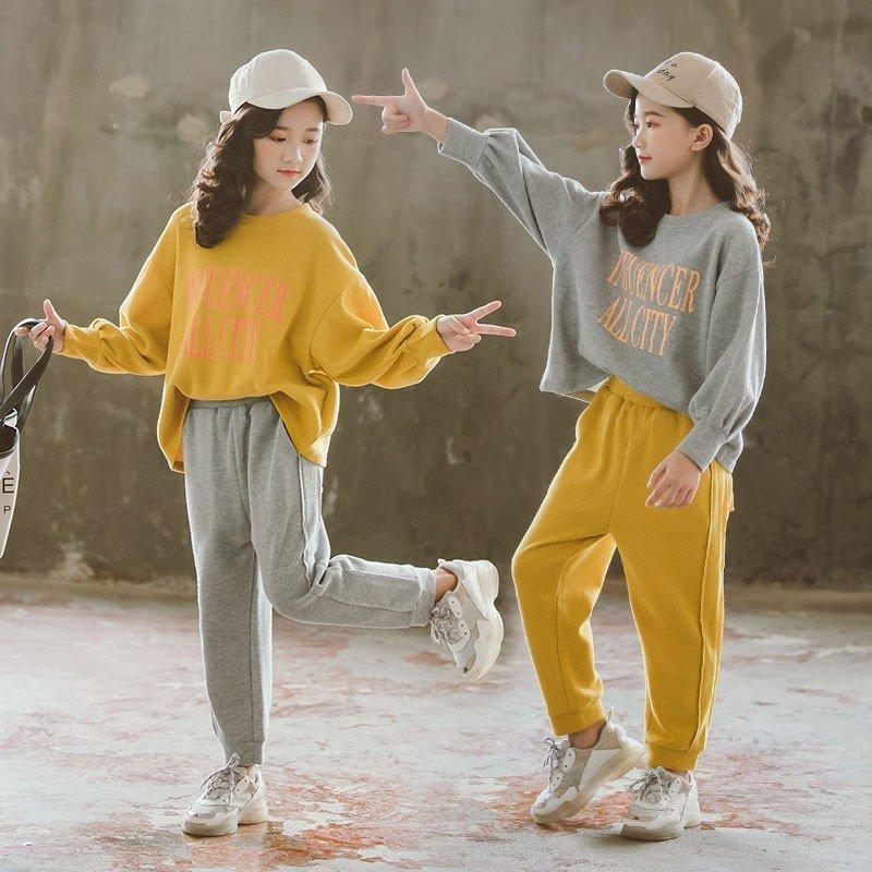 子供服 長袖 パーカー 上下セット ジャージ トップス パンツ カジュアル 可愛い 2点セット 女の子 お姫様 おしゃれ キッズ|ayusutoa|02