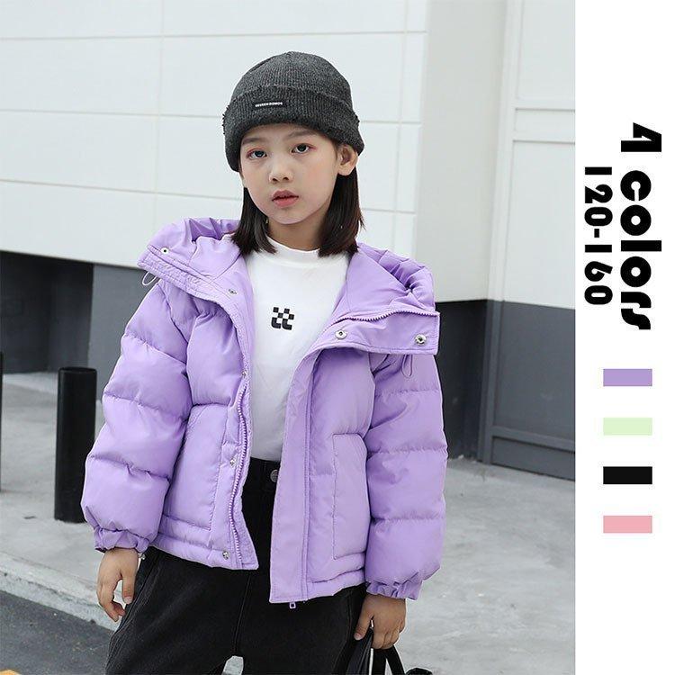子供服 ダウンジャケット 長袖 中綿ダウンコート 冬服 男の子 女の子 ショート丈 アウター フード付き キッズコート 厚手防寒保温 子ども服 ジュニア 可愛い通学 Y アユストア 通販 Yahoo ショッピング