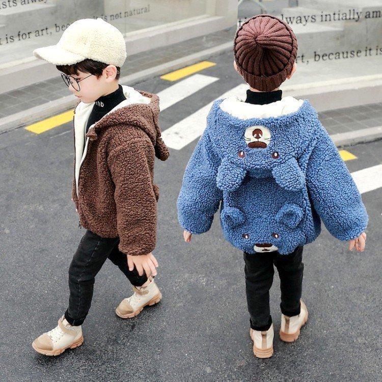 2色 子供服男の子女の子 コート 長袖 厚手 防寒服 モコモコ子供コートフード付き切り替え おしゃれ 子ども服 キッズコート カジュアル 可愛い新作 Y アユストア 通販 Yahoo ショッピング