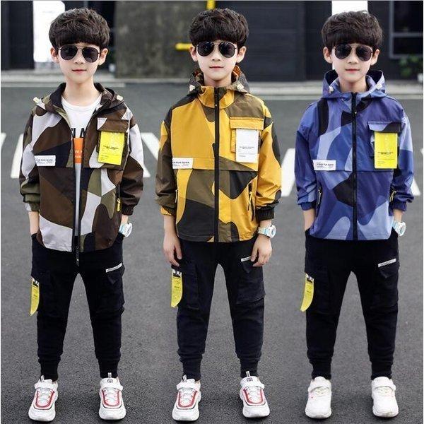 子供服 男の子 アウター セットアップ ジャージ キッズ 上下 長袖パーカー 春秋 ジュニア 長ズボン スポーツウェア 運動服 おしゃれ 最新作売れ筋が満載