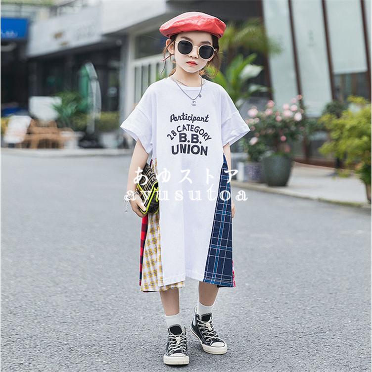 ファッションデザイナー 子供服 ワンピース キッズ 夏 女の子 半袖ワンピース チェック柄 ロングワンピース 韓国子供服 ジュニア ベビー服 お姫様 誕生日 七五三 おしゃれ 可愛い 新品 Supplystudies Com