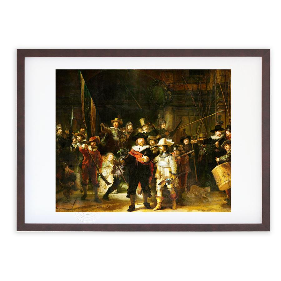 版画 絵画 名画 夜警 レンブラント・ファン・レイン インテリア 壁掛け