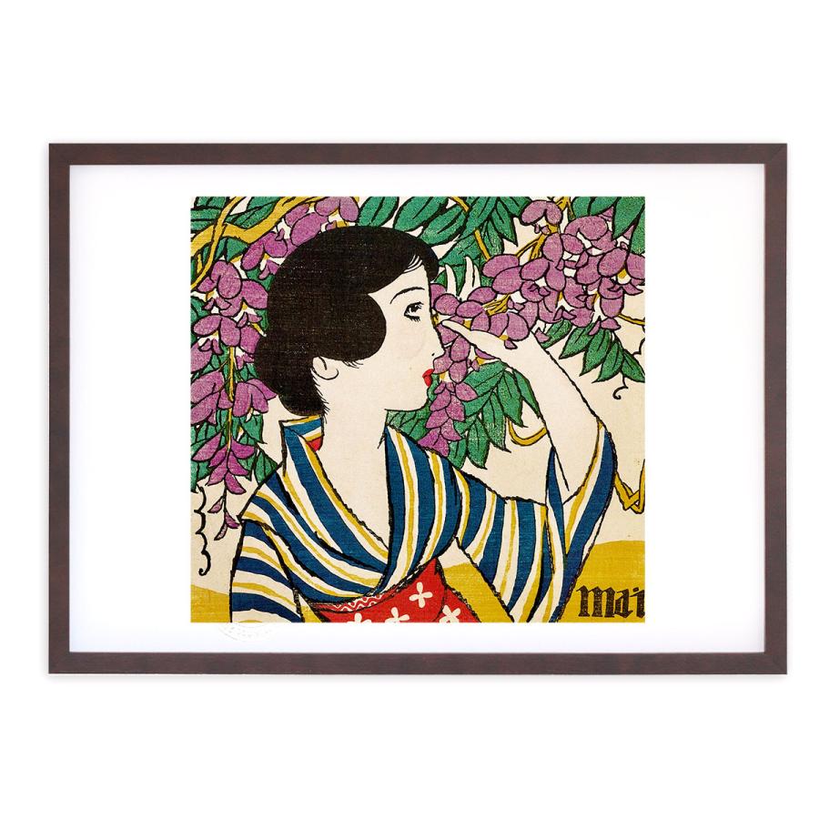 版画 絵画 名画 日本画 ＜mai＞婦人グラフ五月号表紙絵 竹久夢二