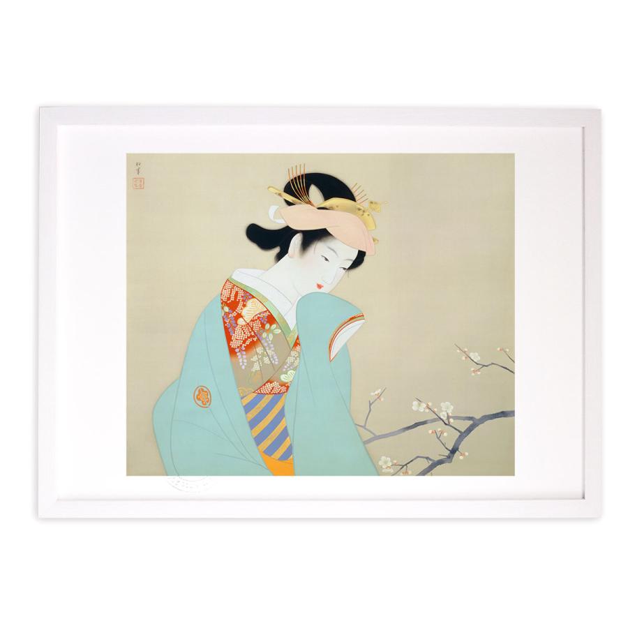 日本の名画 上村松園 春芳（しゅんぽう） F8 [g4-bn033-F8] インテリア