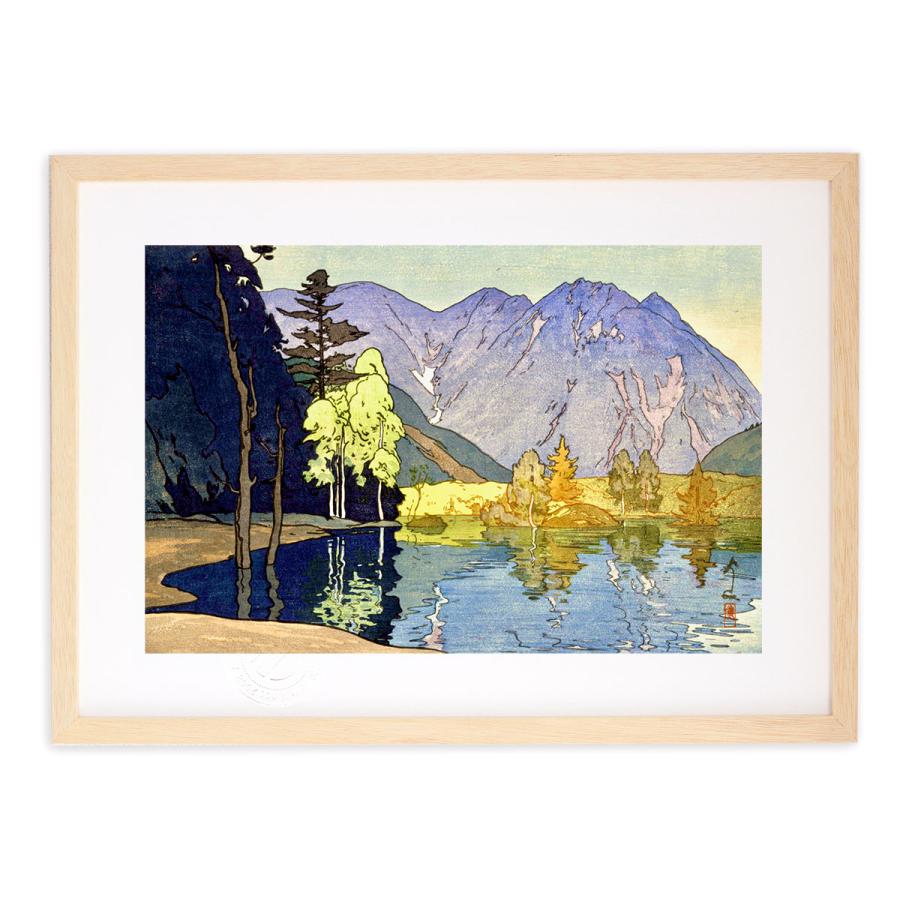 版画 絵画 名画 日本画 日本アルプス十二題 穂高山 吉田博 インテリア
