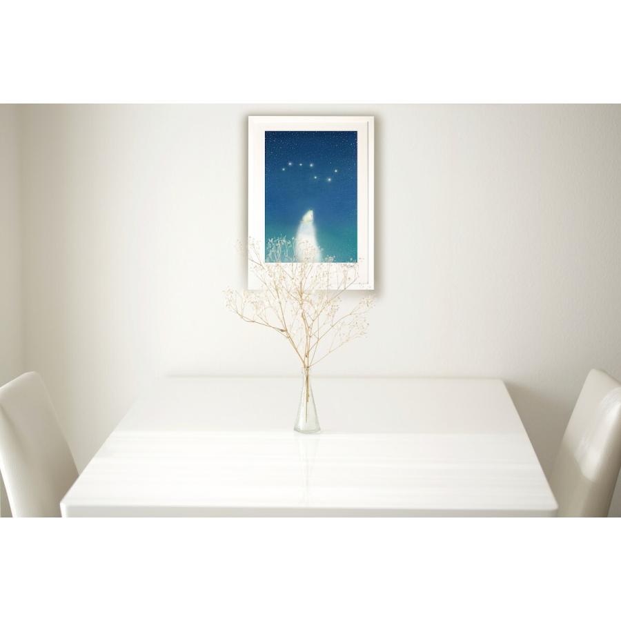 忘却の風景　　　限定10枚　　1/10 室内　リビング　インテリア　絵画　版画 絵画 気球 インテリア 「どこまでも どこまでも」 夜景 風景画