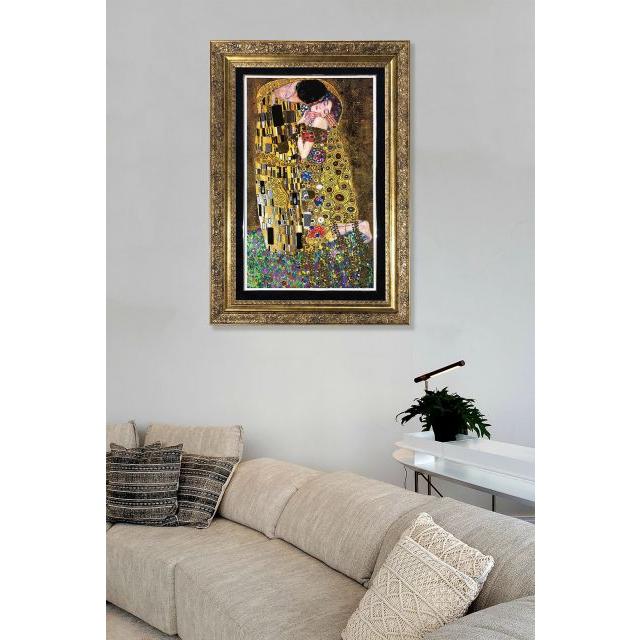 絵画 名画 グスタフ・クリムト The Kiss(ザ・キス) インテリア 玄関