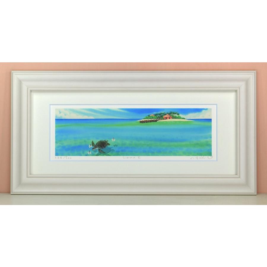3/31で当店の販売終了 絵画 壁飾り honu2 栗乃木ハルミ・くりのき
