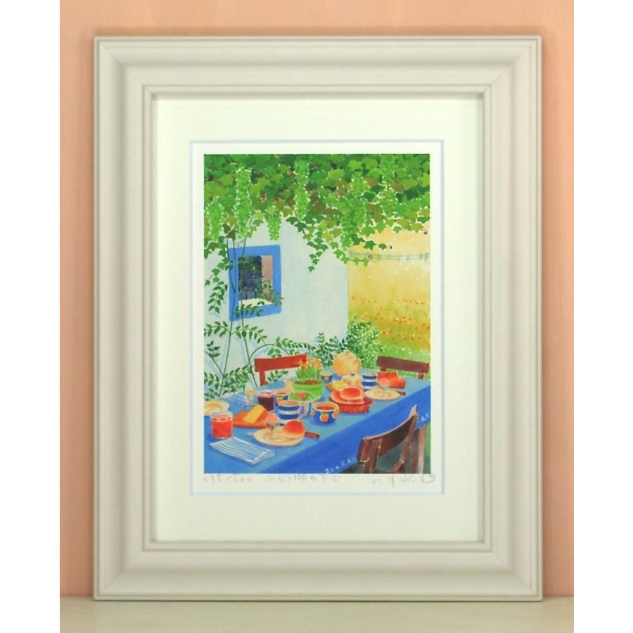 売れ筋 絵画 壁掛け ぶどう棚の下で 栗乃木ハルミ くりのきはるみ 絵画 壁掛け 壁飾り インテリア 油絵 花 アートパネル ポスター 絵 額入り リビング 玄関 年最新海外 Www Gran Gusto It