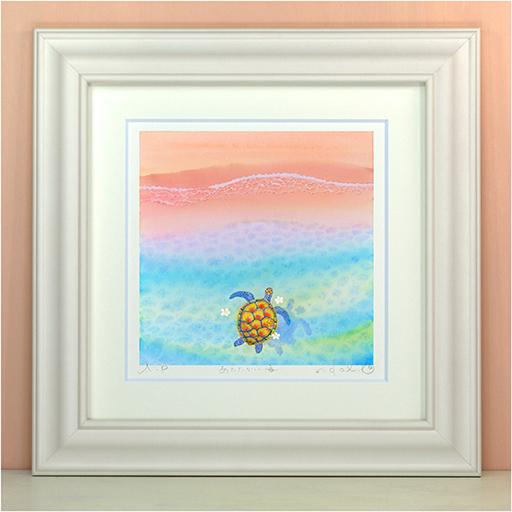 史上最も激安 絵画 壁掛け あたたかい海 栗乃木ハルミ くりのきはるみ 絵画 壁掛け 壁飾り インテリア 油絵 花 アートパネル ポスター 絵 額入り リビング 玄関 代引き手数料無料 Atempletonphoto Com