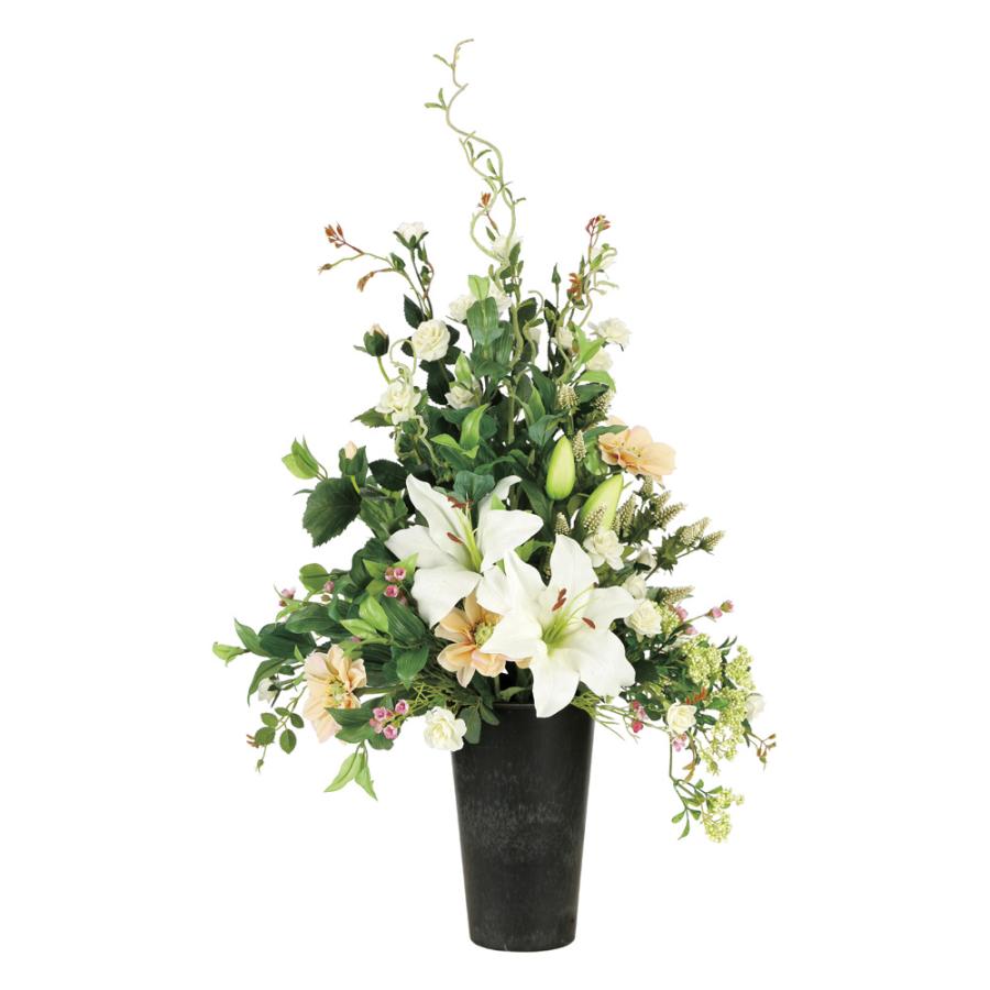 アートフラワー 誕生祝い 造花 日本画 スタイリッシュカサブランカ 開業祝い テーブルタイプ 人気作品 光触媒 観葉植物 フェイクグリーン 花 開業祝い 造花 あゆわら 開店祝い Hr 537h150 誕生祝い おしゃれ 日本唯一の風景専門店