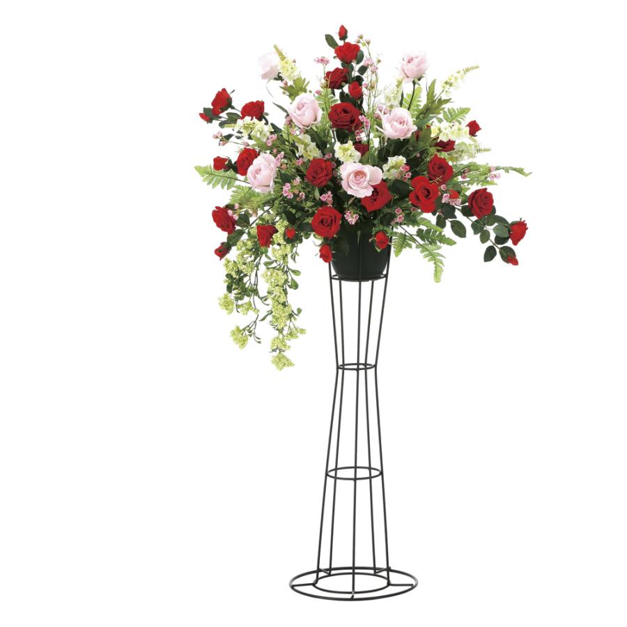 Web限定 アートフラワー スカーレットローズスタンド フロアタイプ スタンド花 造花 ギフト 華やか 開店祝 おしゃれ 花 玄関 緑 プレゼント 御祝 贈答 店舗 開業祝 レビューで送料無料 Zoetalentsolutions Com