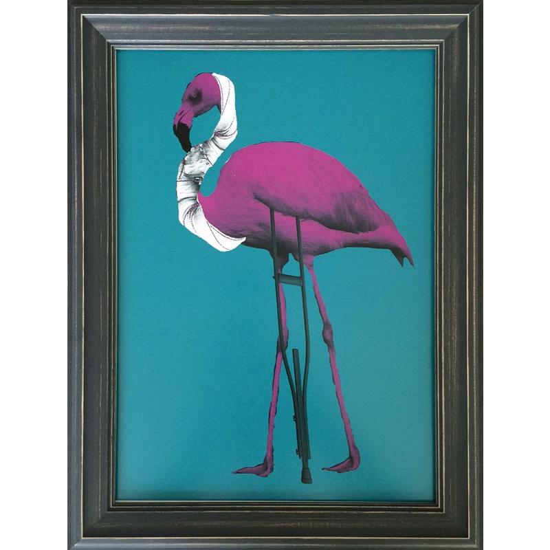 アートフレーム Jason Laurits Flamingo 絵画 壁掛け 壁飾り