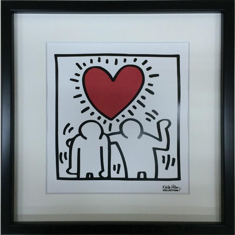 アートフレーム Keith Haring Untitled 絵画 壁掛け 壁飾り インテリア