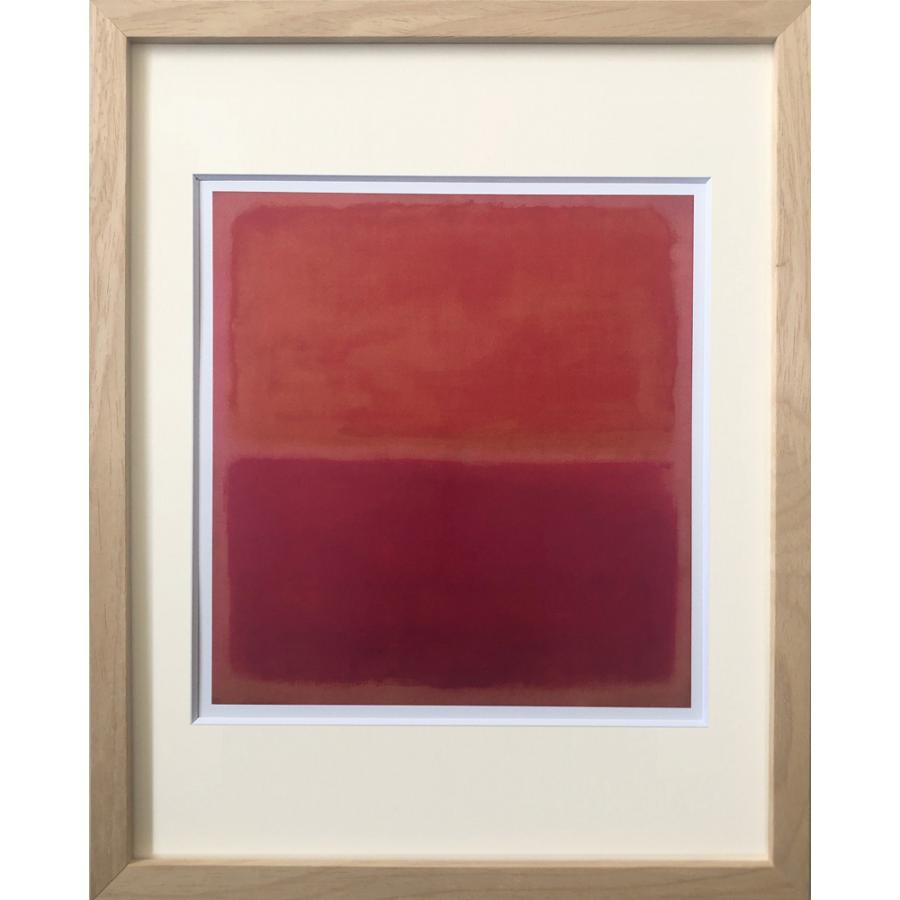 図画 マーク・ロスコ No.3,1967 普遍化画 額付き添い人 工芸 室内装飾 差し上げ物 差し上げ物 リビング 入り口・入口 廻廊 臥し所 壁飾りつけ 美術、工芸品-楽器、手芸、コレクション