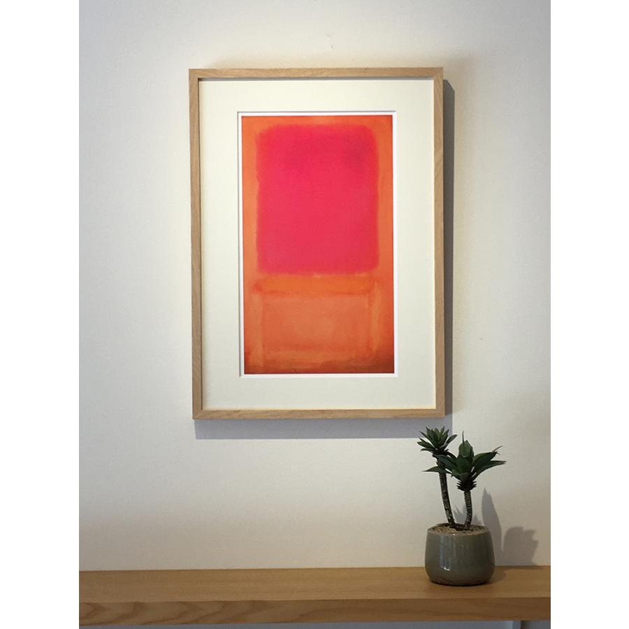 マーク・ロスコ 「Violet Center,1955」額付き アートプリント 絵画 マーク・ロスコ Violet Center,1955 抽象画 アートフレーム