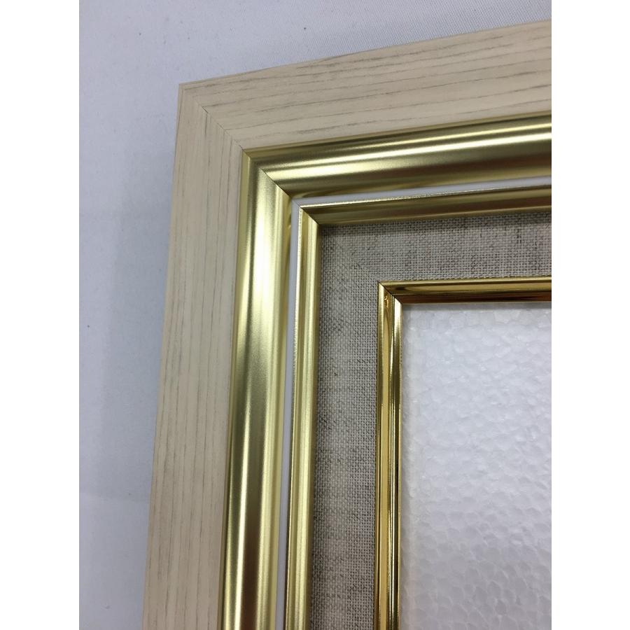 手描き油絵 加治 秀雄 里の桜に富士 F10 画家本人手描き 絵画 額入り