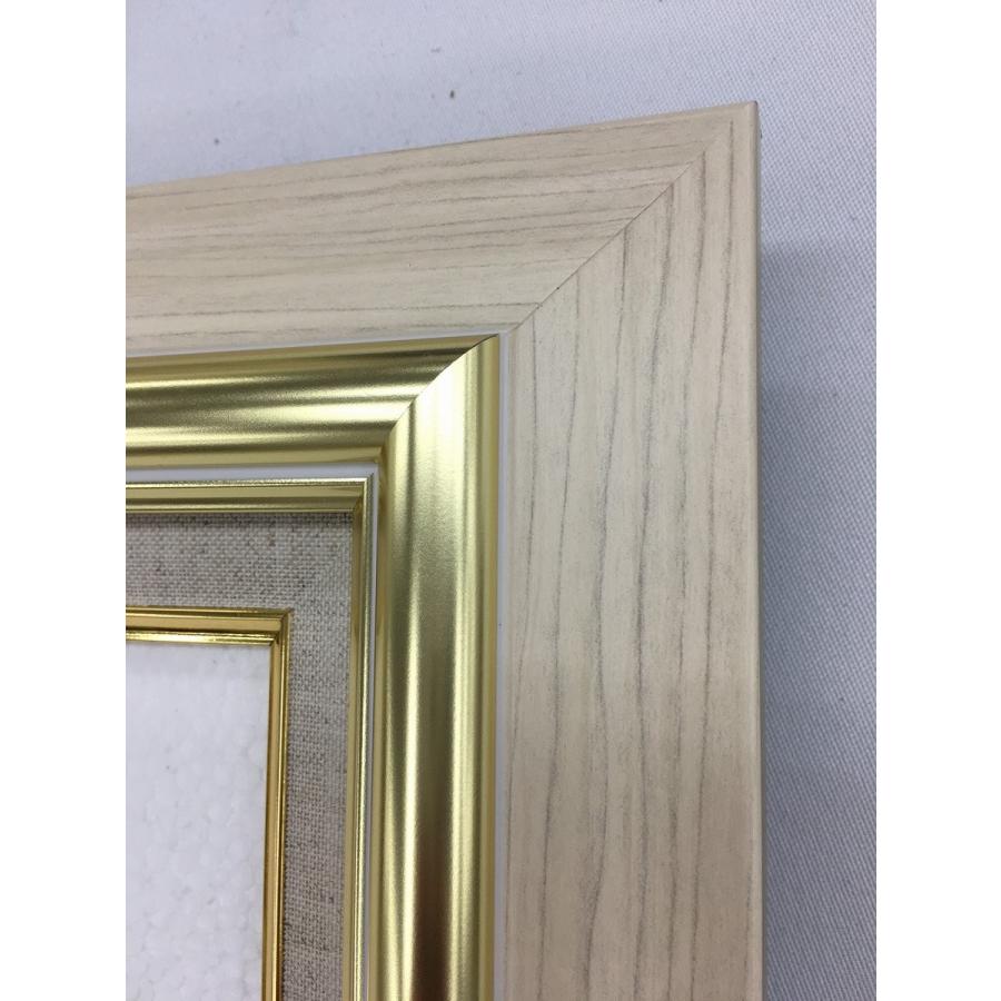 手描き油絵 沢井 美里 朝の花畑 F6 画家本人手描き 絵画 額入り 絵