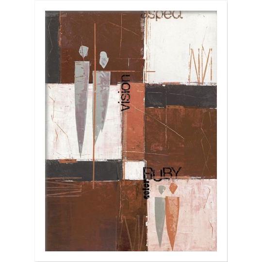 絵画・抽象画 JONAS HORST VISION IV(ビジョン4) 絵画 壁掛け 壁飾り インテリア 油絵 花 アートパネル ポスター 絵 額入り リビング 玄関
