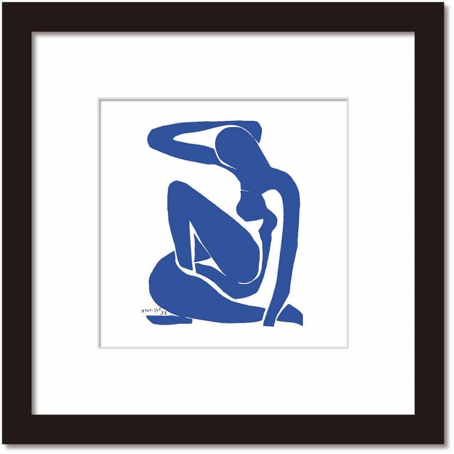 名画 シンプルアート アンリ・マティス 署名入り Nu bleu I Blue Nude1