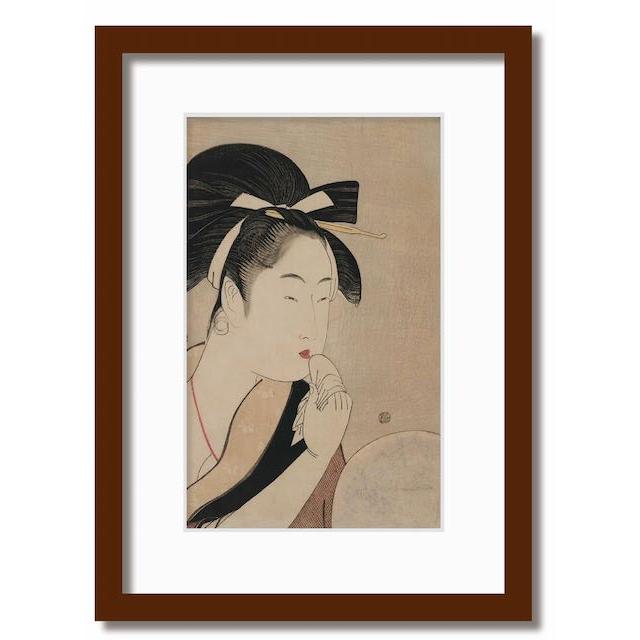 絵画 和楽シリーズ インテリアアート 喜多川 歌麿/浮世絵/美人画