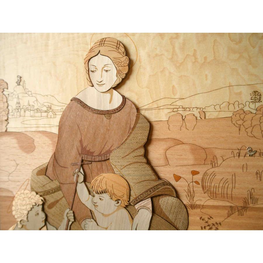 本格木工細工 木はり絵手作りキット ベルヴェデーレの聖母 牧場の聖母 ハードレベル 額なし ゆうパケット 絵画 Sサイズ Kn Kfh 006 日本唯一の風景専門店 あゆわら 通販 Yahoo ショッピング