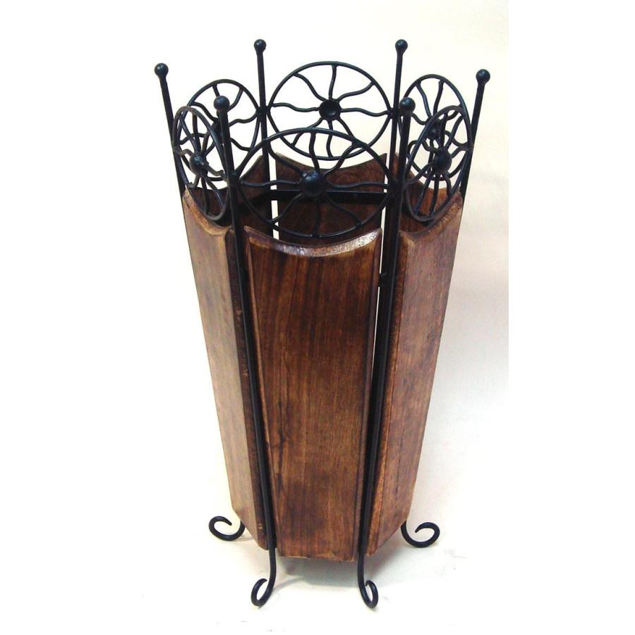 傘立て アイアン ウッド傘立て インテリア 壁掛け アート 絵画