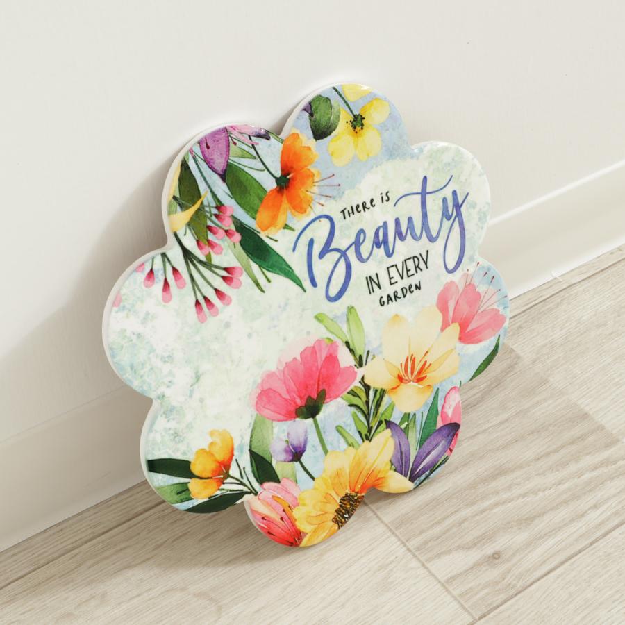 陶器 鍋敷き ライトブルー インテリア 壁掛け アート アート