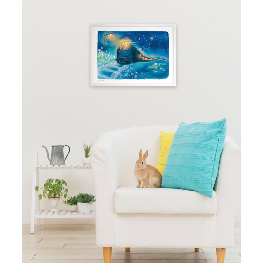 版画 絵画 世界の名作 宮澤賢治 銀河鉄道の夜「星めぐり」 画・坂道