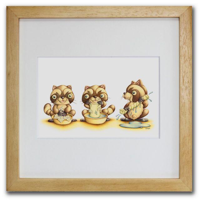 色鉛筆画 版画 ゆうパケット アライグマ兄弟 Shoji 絵画 壁掛け 壁飾り インテリア 油絵 花 アートパネル ポスター 絵 額入り リビング 玄関 Sh033 日本唯一の風景専門店 あゆわら 通販 Yahoo ショッピング