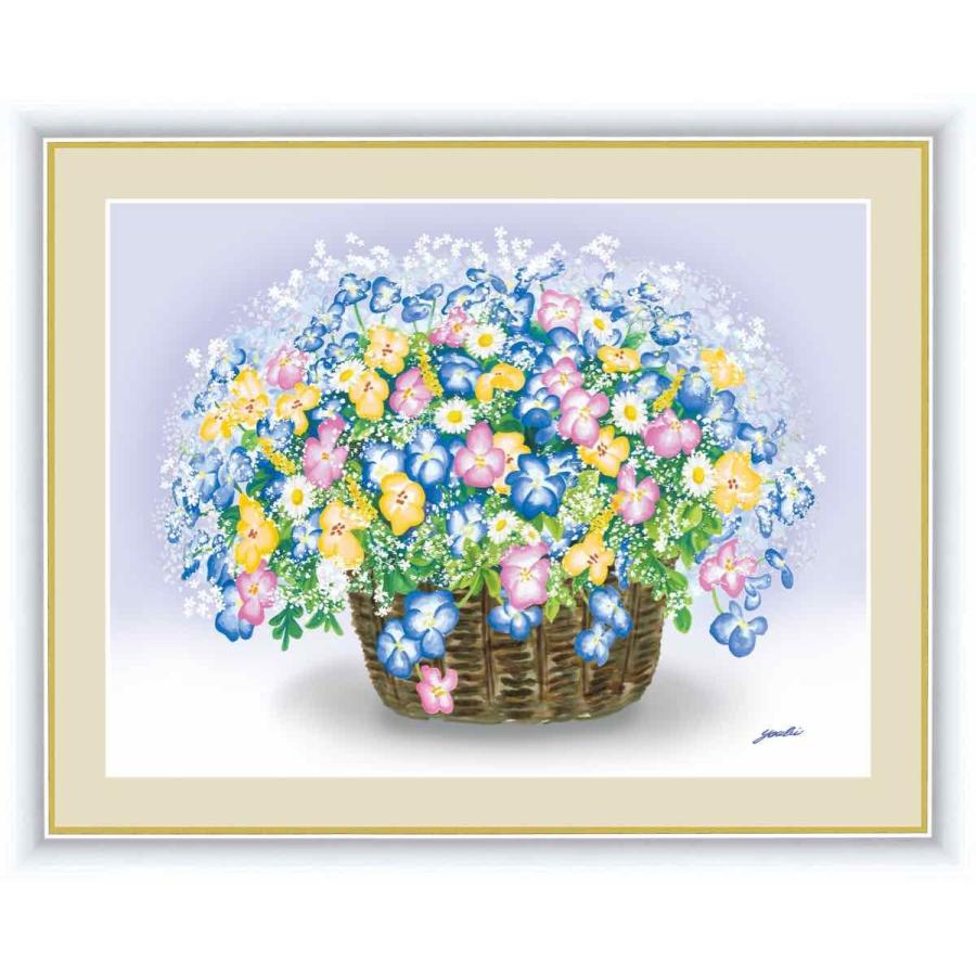 絵画 しあわせのブーケ ビオラのブーケ 洋美 手彩仕上 高精細巧芸画 ゆうパケット Sk G4 Ab056 Ts 日本唯一の風景専門店 あゆわら 通販 Yahoo ショッピング