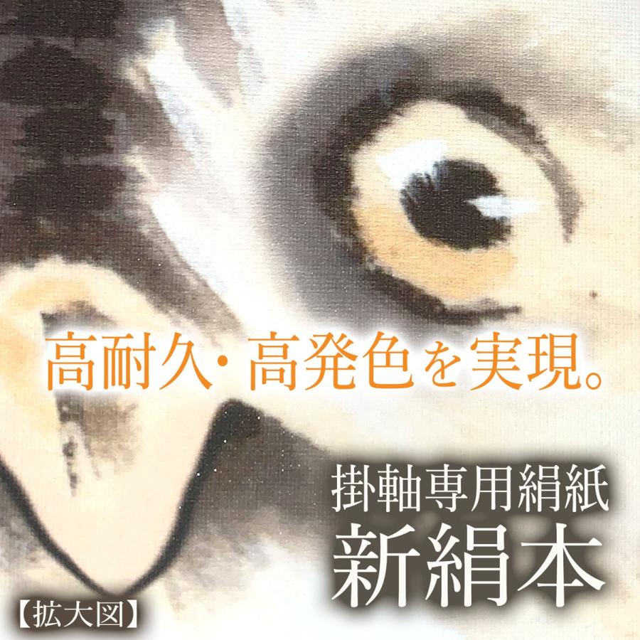 掛け軸 開運画 👡 開運花鳥 吉祥四君子繚乱図 根本 【モバイル】 孝逸