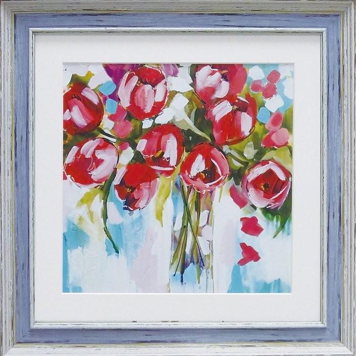 絵画 アマンダ J. ブルックス「チューリップ スプレンダー」 絵画 