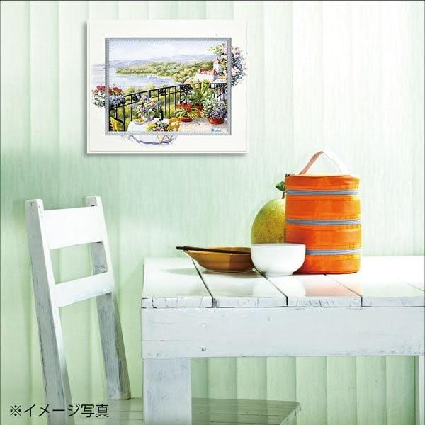 絵画 ビッグアート ピーター モッツ「ガーデン テラス ビュー（Mサイズ
