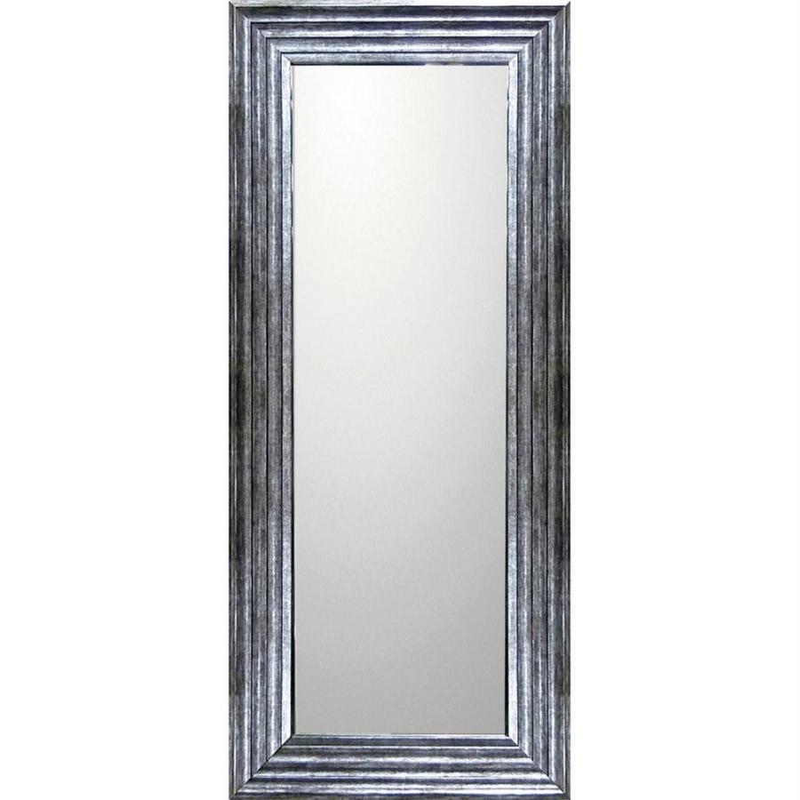 ミラー デコラティブ 大型ミラー シャープ「ロング（アンティーク シルバー）」 絵画 壁掛け 壁飾り インテリア